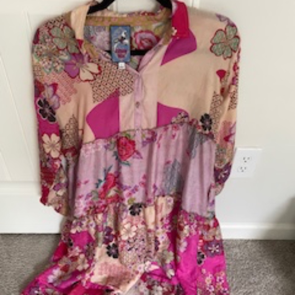 Johnny Was silk dress/tunic